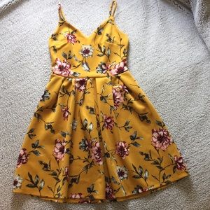 Yellow sun dress